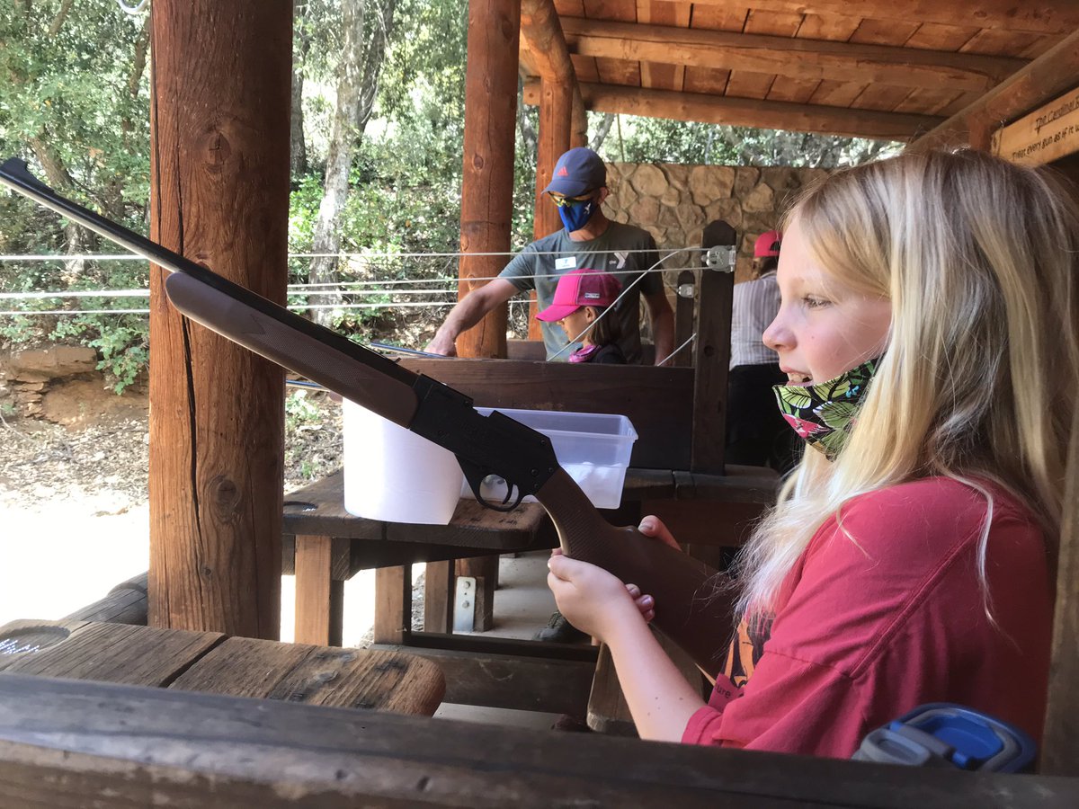 Spending the weekend with my daughter at Camp Marston. Social distancing and masks are on point (except my daughter 🤪)