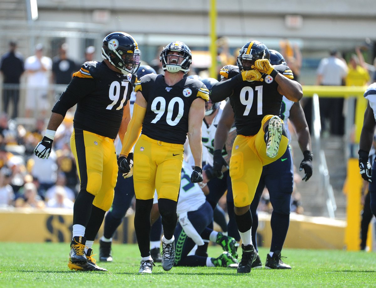 PFF_Steelers's tweet photo. Highest graded defensive players in 2019

➤ Aaron Donald - 93.6
➤ Cameron Heyward - 91.5 ✅
➤ T.J. Watt - 91.3 ✅ https://t.co/ghTIRUeT5F