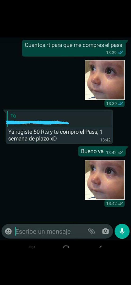 50 rt  para que <a href="/ap_jeiner99/">EdwinJP</a>  me compre el pass. Aiuda 🥺