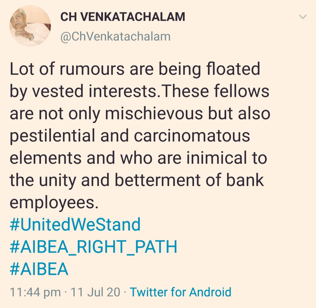 idesibanda's tweet photo. You talk of Unity & Betterment of Bank Employees!
While U divided them on the name of Banks, Cadre, Joining, specialization.
Waiting for wage settlement since #984Days , every day attacks on Bankers, is this Betterment U talking!
Don't hide on failures. #Hypocrites https://t.co/xhd2xjla96