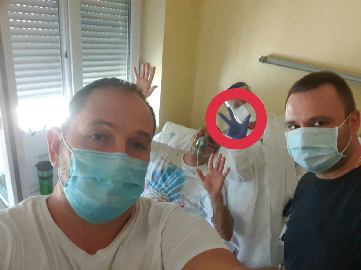 Ако може пиво за ову медицинску радницу што се сликала са Чедомиром Јовановићем 🐉