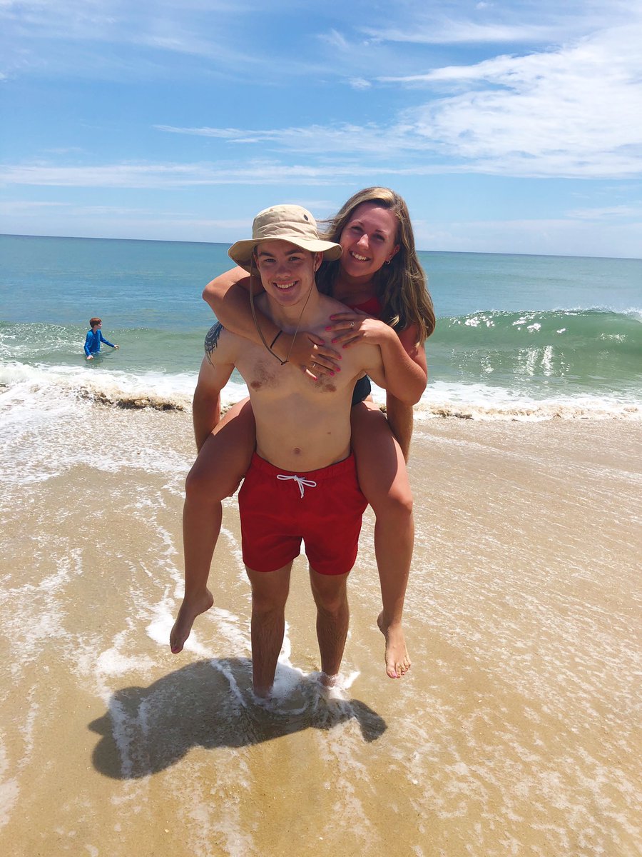 Emmarohrer2000's tweet photo. Yes, we’re one of “those couples” that matches swimsuits https://t.co/BZKWT0xxRB