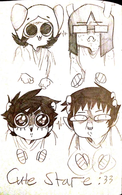 Stupid fucking doodles I think Nepeta, Equius, Karkat and Sollux were my fav beta trolls at the time. 