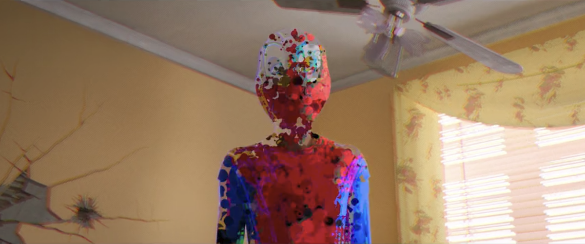 miles' powers being linked to him being afraid/his general mental state is a tiny detail that does a lot to recontextualize a lot of scenes like during the house fightout it starts flickering on and off when his uncle shows up