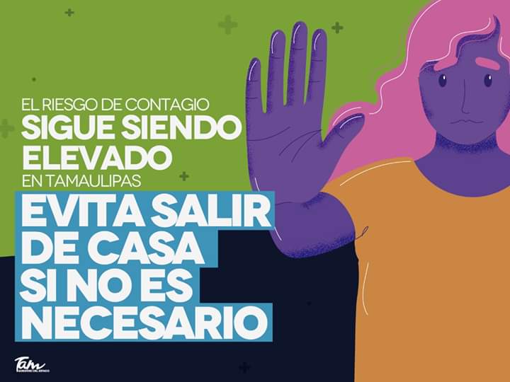 Para desacelerar la velocidad de contagios por #COVID19, extrema las medidas de prevención y si no es necesario salir de casa no salgas.

#QuédateEnCasa #PorTuSaludViveMás #TiempoDeTodos #Salud #Tam #CoronavirusMx #MeInformoYMeCuido #CuídateTú #CuidaALosTuyos