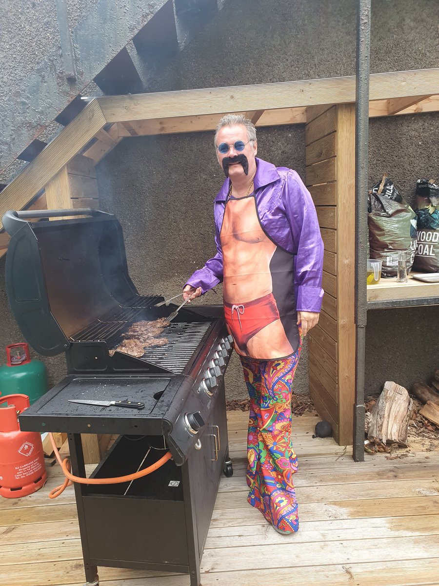 sconserlodge's tweet photo. 70s birthday bbq Sconser style...#lockdownalmostover https://t.co/ZBtktOq4t0