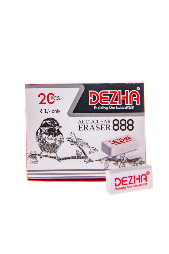 jignesh_devani's tweet image. Dezha 888 color and White Erasers pack 20