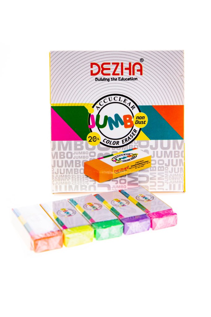 jignesh_devani's tweet image. Dezha Jumbo Color and White Erasers pack 20