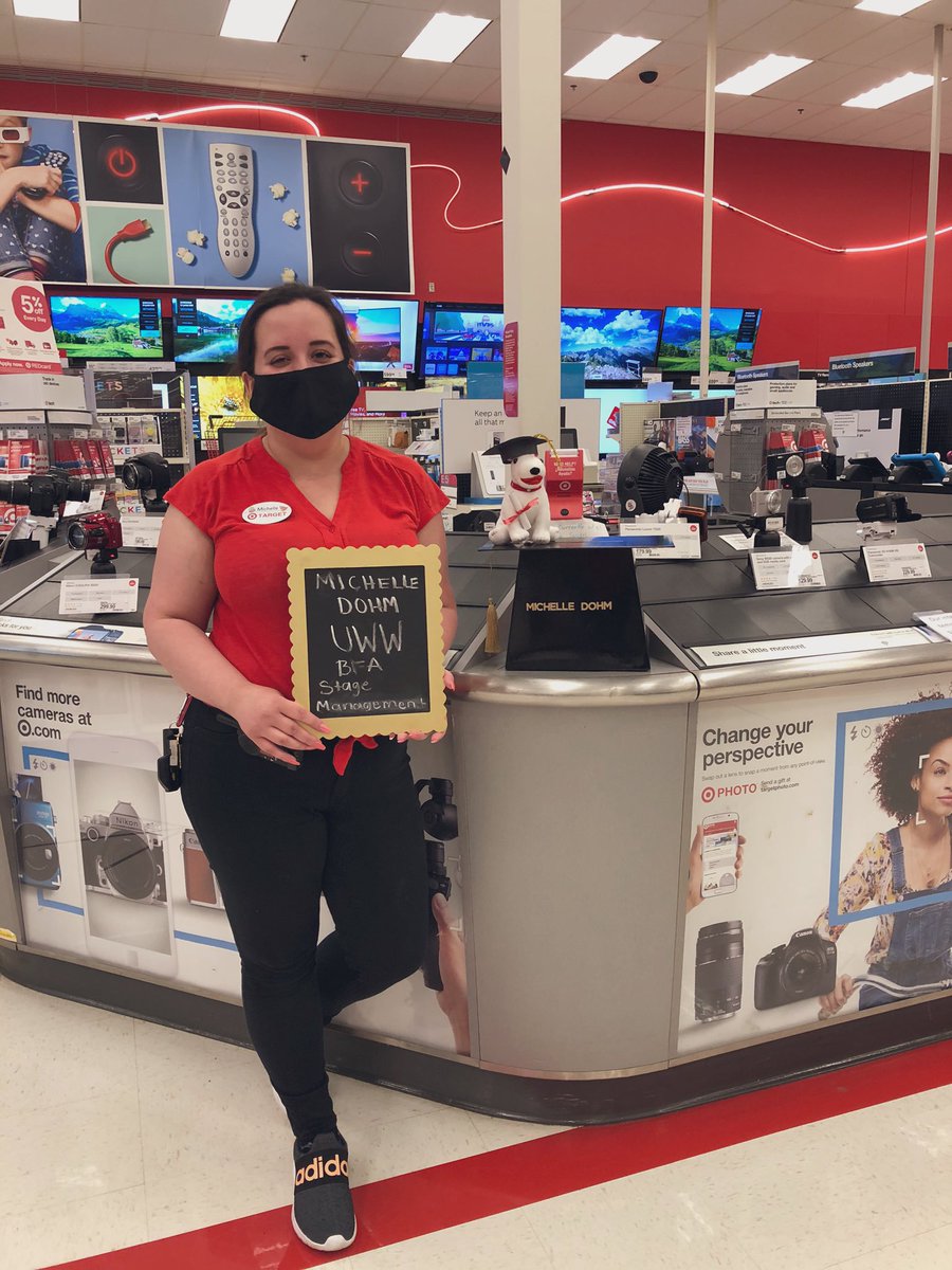 staceypartida's tweet photo. The greatest adventure is what lies ahead. Congratulations to our team graduates! 🎓

Thank you @paytonfromtgt for the graduation Target dog idea! :) 
•
•
•
•
@LeoGreenT0834 @AnneAugustyn @SLyonsT0834 @Jeff_DeMoss https://t.co/lDrVnjJ4Qx