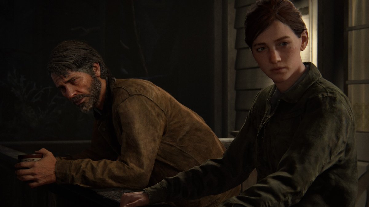 Can you help his him he. The last of us Part II Джоэл и Элли.