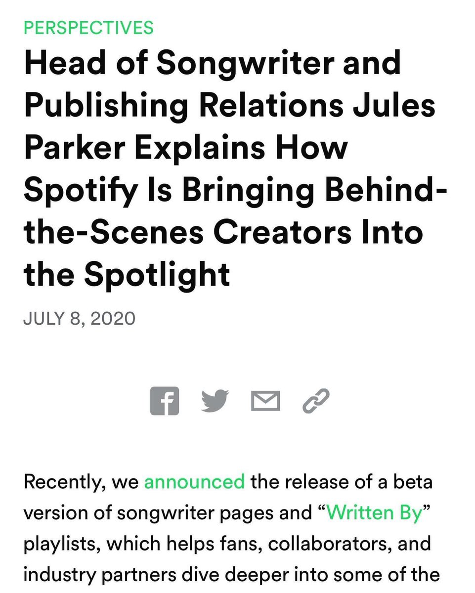 PamSheyne's tweet photo. Sickening that @Spotify brings songwriters “into the spotlight” while they quietly go to court to slash what they pay them. Don’t be fooled. @wearesonaLA @NMPAorg #streamappleinstead https://t.co/ka4SXJwWYq