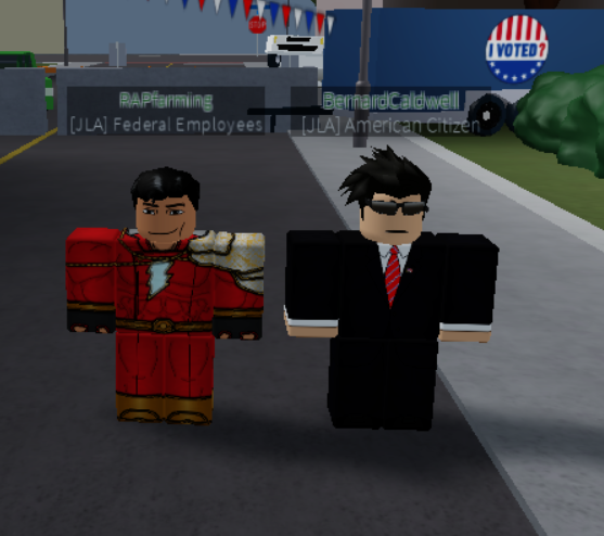 Today our Shazam (RAPfarming) met the presidential-elect of nUSA! (BernardCaldwell)