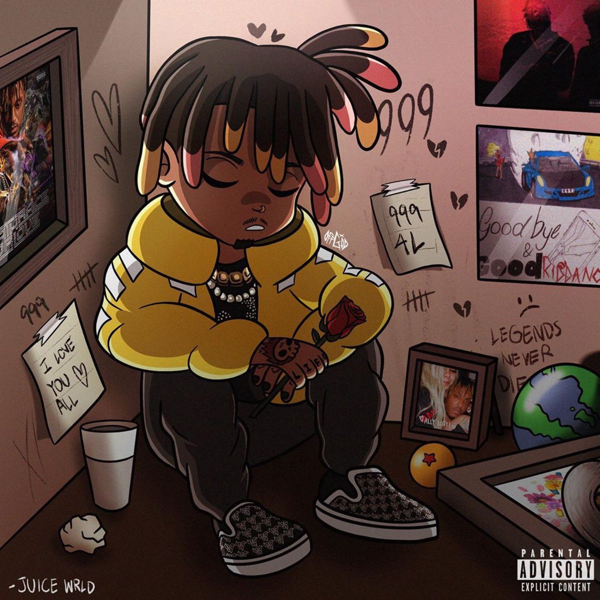 Juice Wrld Fan Art Anime : Juice Wrld Fanart Anime Rapper ...