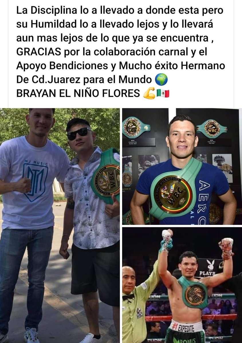Disciplina pura <a href="/BryanRobertoFl1/">Bryan Roberto Flores</a>  <a href="/Jcchavez115/">Julio César Chávez</a> <a href="/BoxeodeAyerYHoy/">Memo Tellaeche</a> @PromoDelPueblo  <a href="/wbcmoro/">Mauricio Sulaiman</a>  <a href="/WBCBoxing/">World Boxing Council</a>