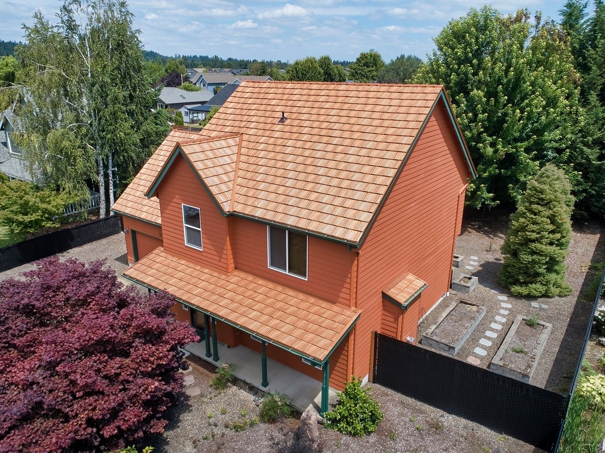 metalroofing's tweet photo. Albany, Oregon — Heavy gauge Interlock® Metal Shake Roof in Copper Penny.
Free Quotes, talk with Rachelle today! https://t.co/lzhNkhg4O1
#metalroofing #metalroof #Albanyor #Albanyoregon #interlockroofing #aluminumroofing https://t.co/McsEYDoExR