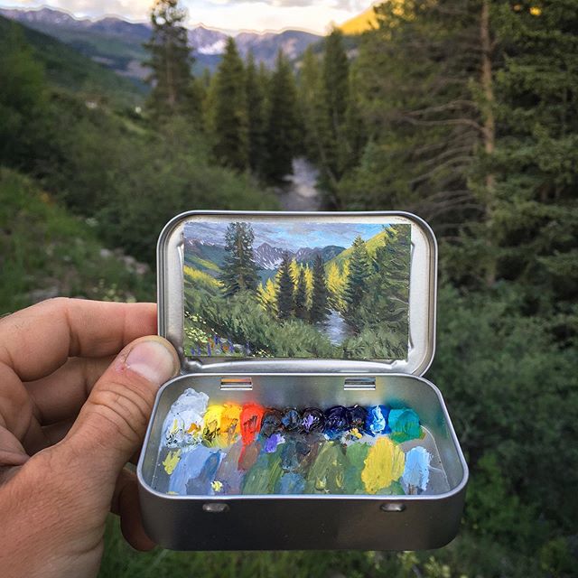 VailGov's tweet photo. #artinvail artist Remington Robinson takes on painting miniatures when he is not doing large scale murals. We are in awe of his work, to say the least.
To see more of Remington's work, visit his page @remingtonrobinson on Instagram.
#VailSummer #TownOfVail https://t.co/oMeB9BmFYu