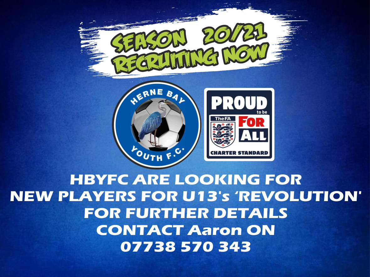 Whilst we all await the next FA announcement - a few of our teams are in need of bolstering their squads for the upcoming season.
Girls and Boys feature in our first recruitment drive.
Please further details please use the contact details in the adverts - Thank you - HBYFC