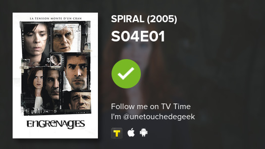 Unetouchederoux's tweet photo. I've just watched episode S04E01 of Spiral (2005)! #spiral  #tvtime https://t.co/nx0OtER44M https://t.co/TfyiqJI32Q