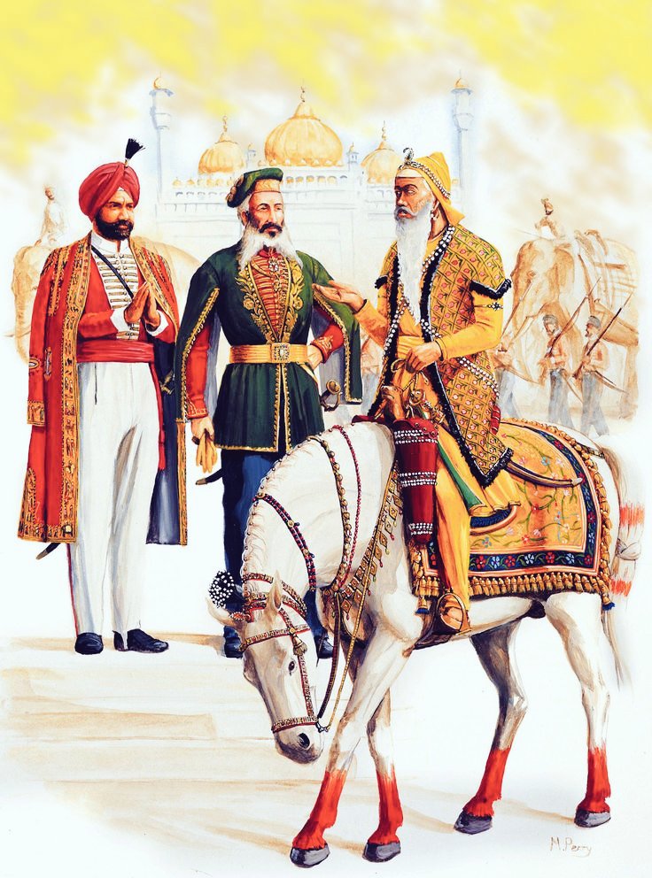 Modernisation of Ranjit Singh's army:"You cannot take a knife into a gunfight."It was need of the hour for the last independent empire of India, The Sikh Empire to adopt Western style of warfare.Punjab 1765-1846 was controlled by Misls & made into an empire from 1803.
