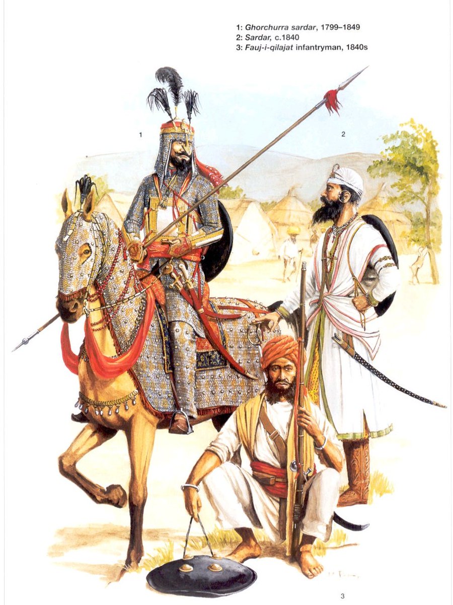 Ghorchurra Fauj - These were irregular cavalry troops made up of soldiers from distinguished and important families in the Empire and were paid directly by the state.