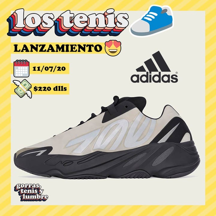 GTLoficial's tweet photo. #Lanzamiento 👟 
Kanye West sigue dando de qué hablar, pero ahora lo hace con su nuevo @adidasmx #Yeezy Boost 700 MNVN Bone, este colorway nuevo en tonos beige y grises para su emblemática silueta 😍 
💵 $220 dlls
🇲🇽 Sin fecha confirmada (Envío de #EEUU 🇺🇸)
.
#kanye #yeezyboost https://t.co/FsD7mntQrr