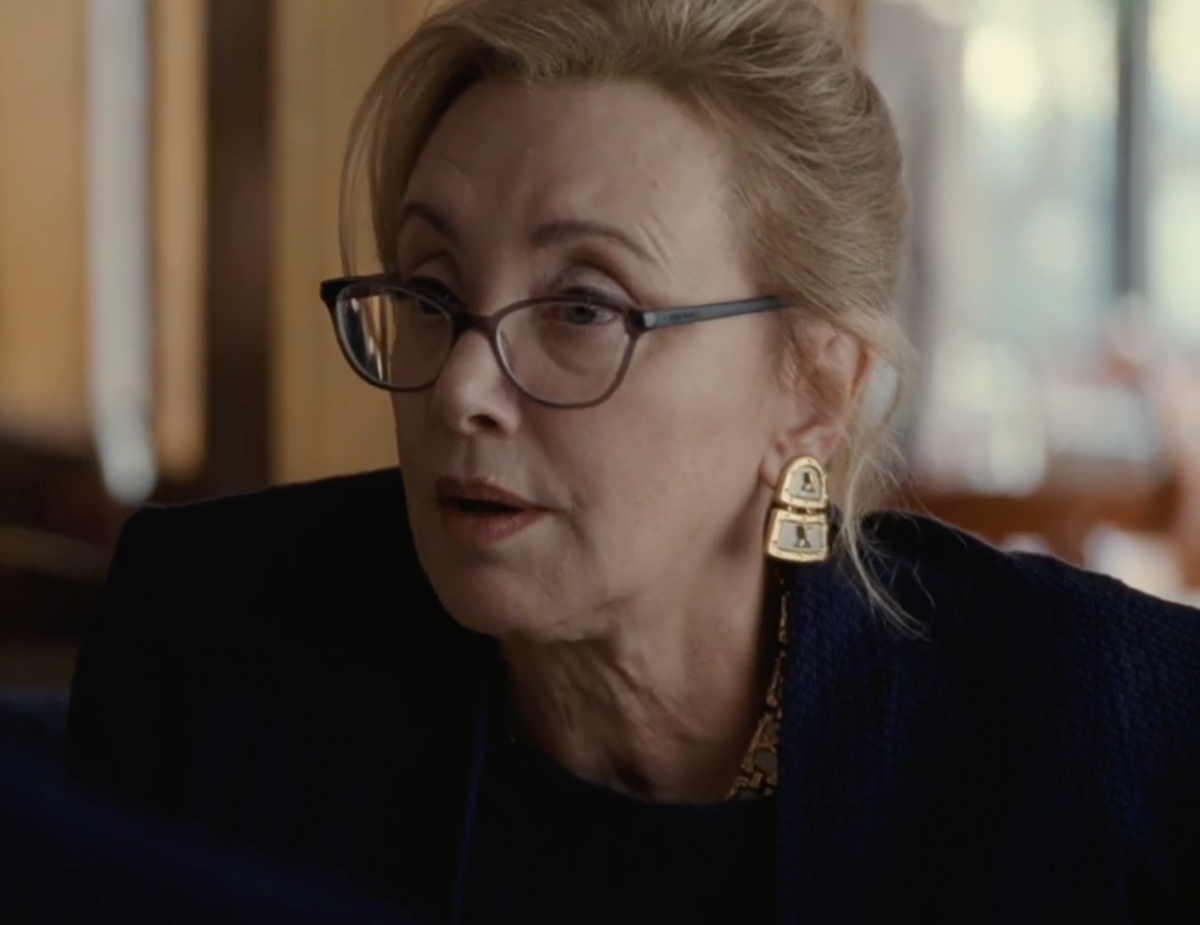 #36: I just really like her earrings here, they're cool.