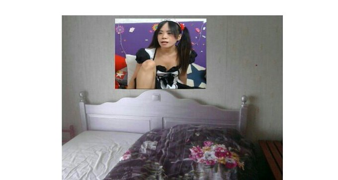 OMG, This guy put my photo on his wall near his bed to see my face everyday he wakes up. He is virtually<a href="/tag/loyalfan"class="tags"><span>#loyalfan</span></a><a href="/tag/virtualhusband"class="tags"><span>#virtualhusband</span></a>