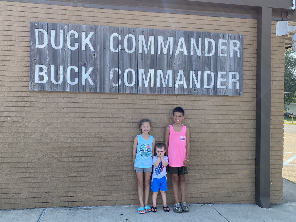bubbatamez's tweet photo. We enjoyed our visit to West Monroe today!  #DuckCommander https://t.co/mSWl8QRIKf