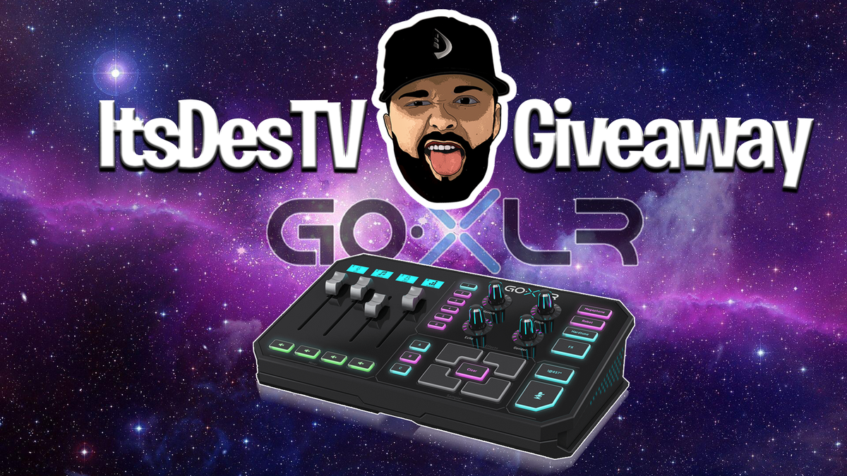 itsDesTV's tweet photo. What a better way to rebuild on @Twitch w/ this Go-XLR Community Giveaway!

If u are subbed or were gifted a sub, make sure u redeem ur entries as u will benefit the most!

Many other ways to Enter tho!

•Ends Aug. 1st
•COMPLETE everything in Link Below:
https://t.co/8XpDZjf3Wy https://t.co/z37iZBjEBl