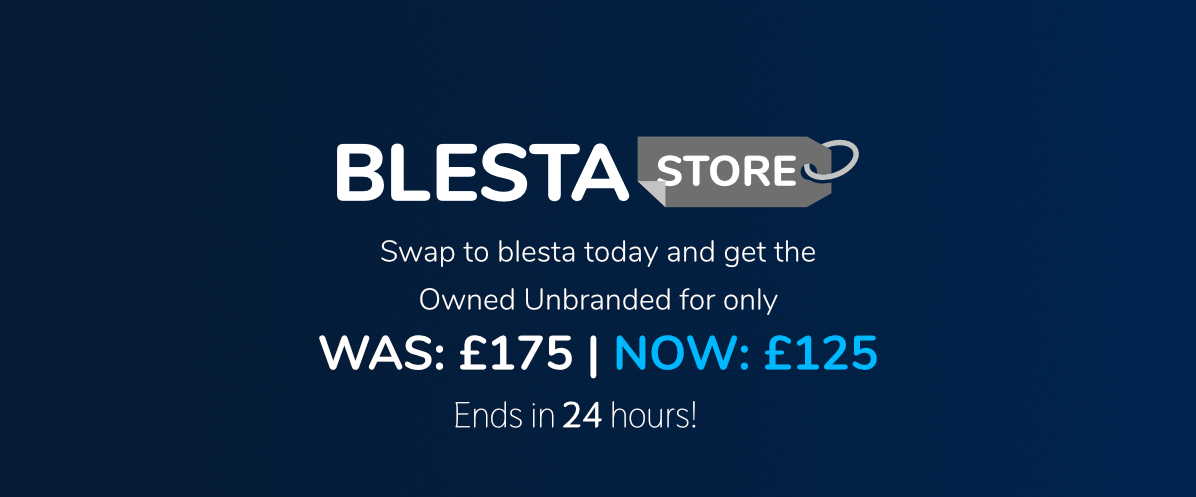 BlestaStore's tweet photo. Just over 24 hours to get your @blesta Owned Unbranded for only £125... Swap today and save money...
Also try the new Affiliates options and also the new Client Cards. Grab the Beta from the downloads area.
https://t.co/pWfhNr0ZYg #blesta #whmcs #clientexec https://t.co/kphdnE5IKr