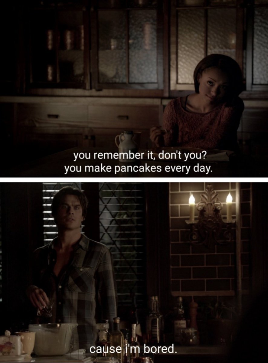 + & understood that he feels remorse for his actions. she then told him that his hope for redemption isn't lost without excusing his actions or coddling him. we also know that damon & bonnie talked a lot when they were in the prison world. damon even told her his war stories.