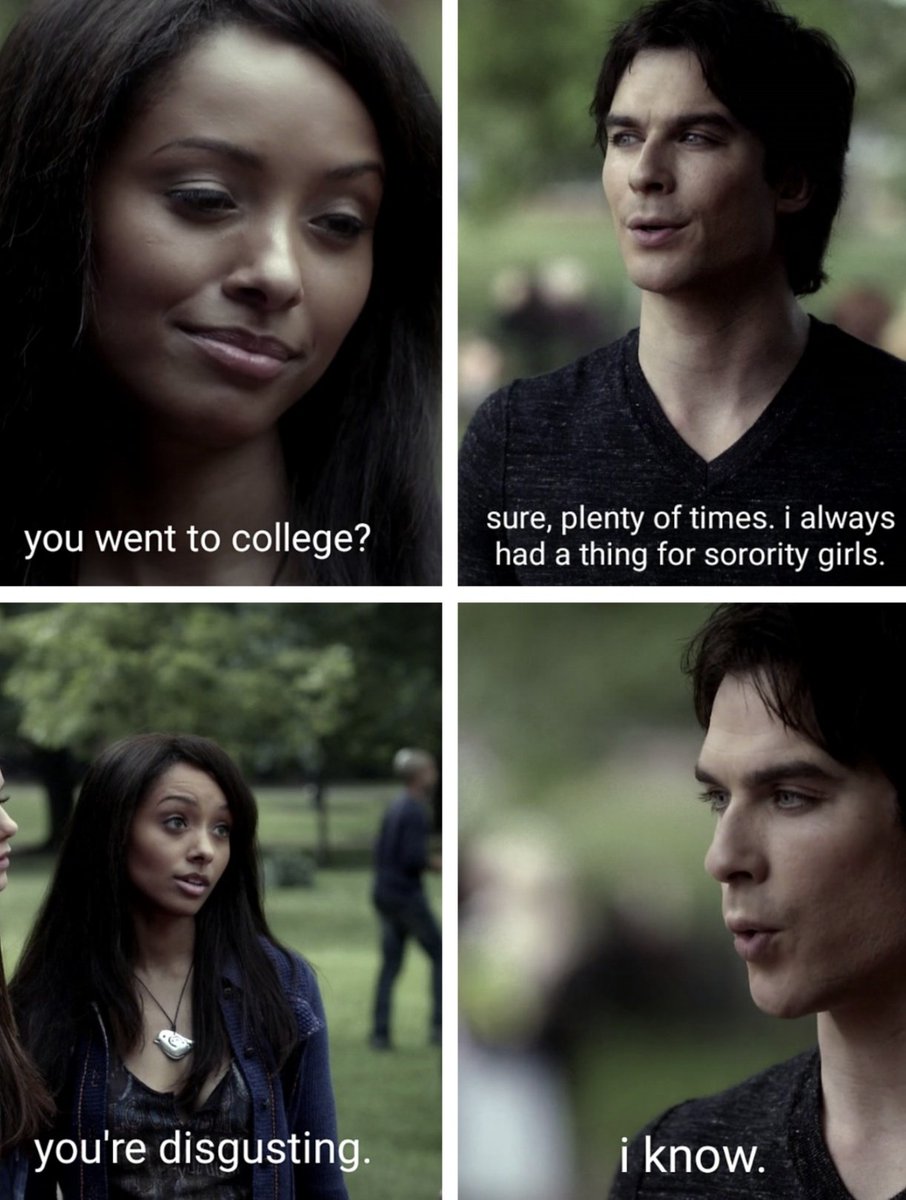 6. their banter: i feel many things when bonnie & damon are on screen together. boredom is never one of them.