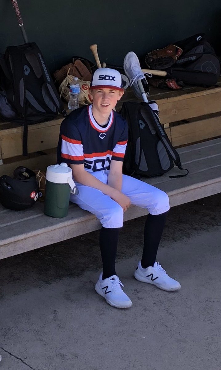 White_Sox_Elite's tweet photo. Sox Elite 15U Black Team stays hot defeating Sparks 15U North squad 10-5 @PBRIllinois Primetime Southside Showdown. @CameronLowman01 OF 2-3 2B 3RBI (pic) Liam Hughes INF 2-3 Dylan Mayer 1-2 3B 2RBI @ijohnweid6 2-3 3R 1RBI, 2.2IP 1ER 3K, @MenardWade 1-1 R RBI @RyanSigale49 1-1 2B https://t.co/rSU9ocNIlf