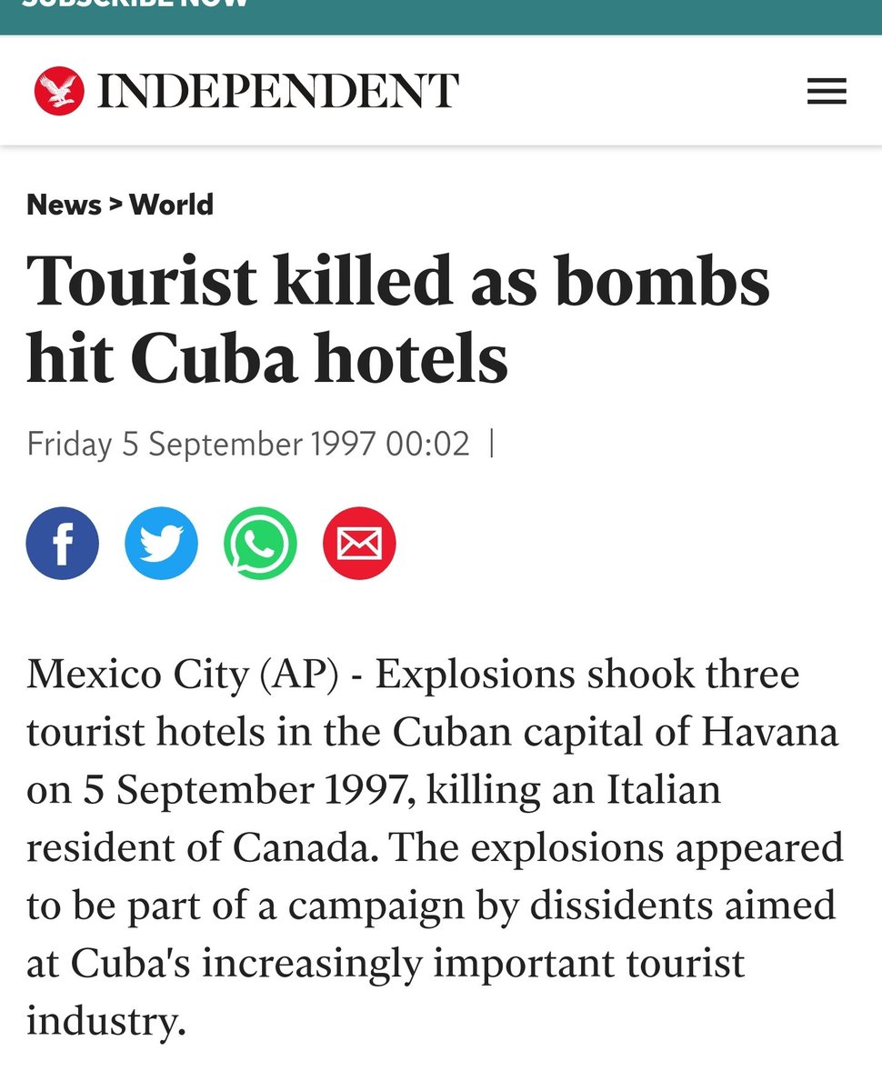 46. Shameless terrorism in Cuba