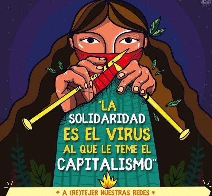SeylaRiera's tweet photo. Mientras algunos siembran odio, otres construimos comunidad organizada y solidaria!

Solo con conciencia, unidad y organización popular venceremos a la peor de las pandemias... #LaDerechaEsElVirus https://t.co/VQUoK13DKb