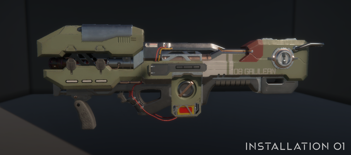 FelineFilmz's tweet photo. Here is the Spartan Laser I made for #Installation01 ! The first Pic is the texture in Substance painter. I wanted to try some different engine implementations as well so I also threw it into Unity, Unreal Engine 4, and CryEngine just to see how it would look! #Halo #FanArt https://t.co/sYCd3jhw7r