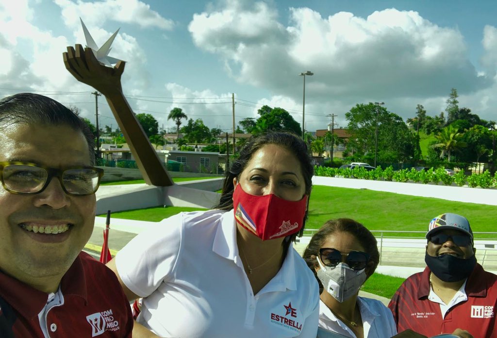tatitohdz's tweet photo. Todo un éxito el Rally en Aibonito. Se siente la alegría y el respaldo de nuestra gente en la calle. Un orgullo acompañar a nuestra próxima representante Estrella Martínez, junto a @Narmito y Karilyn Bonilla, alcaldesa de Salinas. #compromisopopular #unalegislaturapaPR https://t.co/IzDhF8OuZC