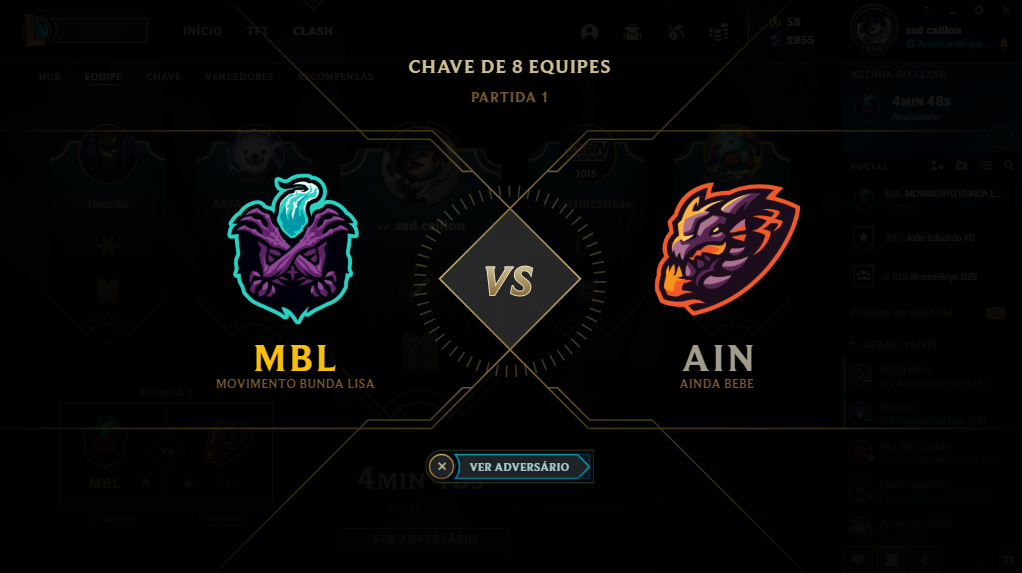 MBLeSports's tweet photo. Primeiro jogo do clash decidido! MBL x AIN!
Venha assistir em: https://t.co/Vr4rHpEUCt e mande o seu #GoMBL 💪👊 https://t.co/5VMc9ozdhc