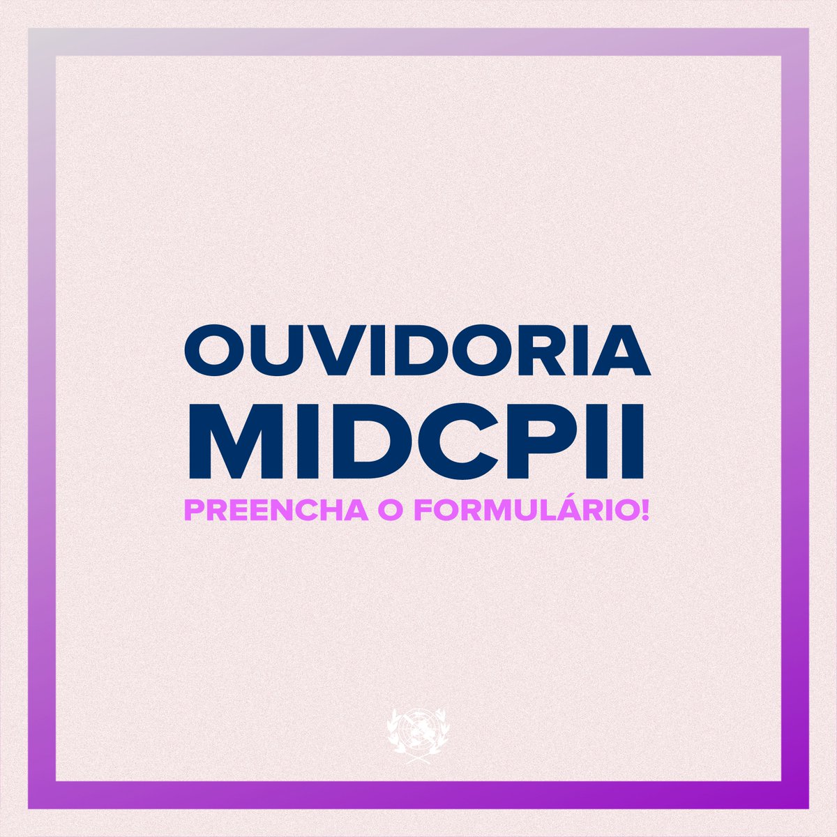 MIDCPII's tweet photo. O MID QUER OUVIR VOCÊ! 

A organização do VII MIDCPII, visando construir uma edição ainda melhor que as anteriores, está lançando a sua Ouvidoria. https://t.co/S0HrsXoGbg