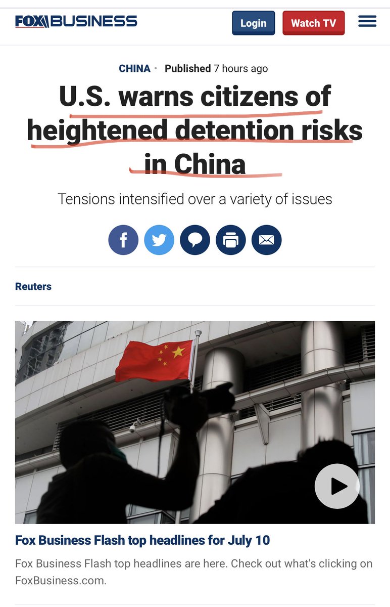brother_chui's tweet photo. 恭喜中共，上升到恐怖国家，与北韩同类！

美国国务院发出警告⚠️
警告在中国的美国公民，可能会因网络言论而被捕，无限期拘留和审问及限制离境，并不让你得到美国使领馆的帮助。

澳洲政府也发出了《不要去中国和香港》的最高级别警告⚠️ https://t.co/1ocTcBqcMR