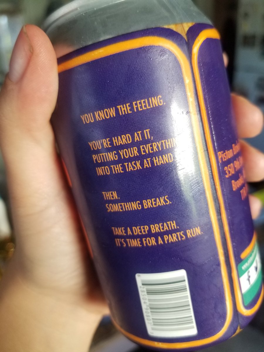 I read this. And teared up. How f'in true my car ppl 😂😂😂 <a href="/PistonBrokeBrew/">Piston Broke Brewing</a>