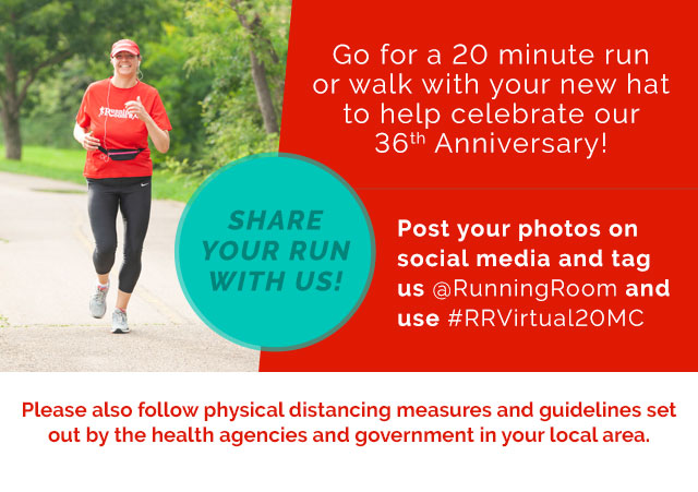 JohnStantonRR's tweet photo. Pick up your free technical #run cap at your local Running Room we are celebrating 36 years https://t.co/CicIWSvqTT