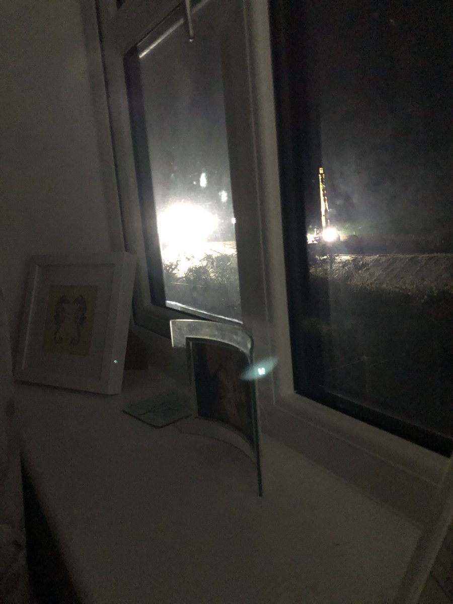 Matpri's tweet photo. @networkrail do you really think it’s acceptable to shine bright lights at peoples bedroom windows in the middle of the night while you drag out the works that were planned to take place over three days in March? https://t.co/ghwgptBbjL