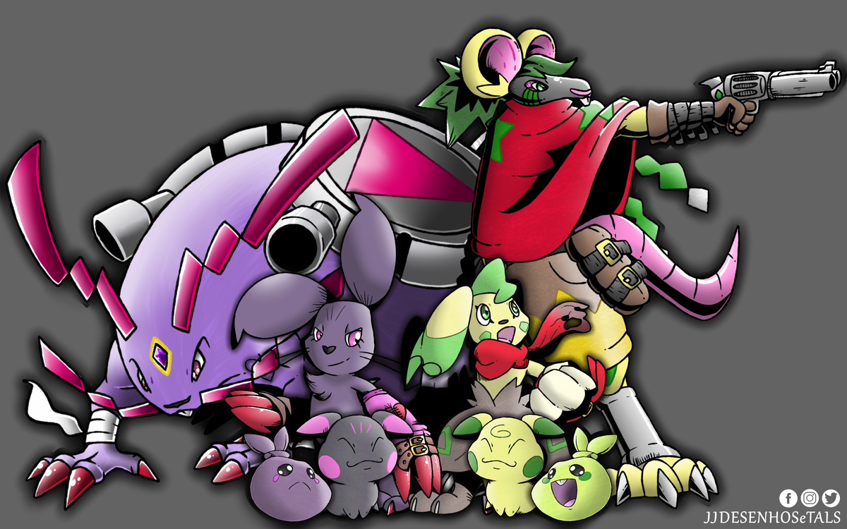 jjdesenhosetals's tweet photo. #Digimon
Lado esquerdo <<
Crybunmon - Dokimon - Libidmon - Camundemon
Lado direito >>
Lilbunmon - Chiimon - Bunnymon - Shootmousemon
#Art #digitalDesign #arte #artdigimon #desenho #linhaEvolutiva #Digimon2020 #DigimonPsi #digimonAdventure #digimontri https://t.co/K4CBfjX1o4