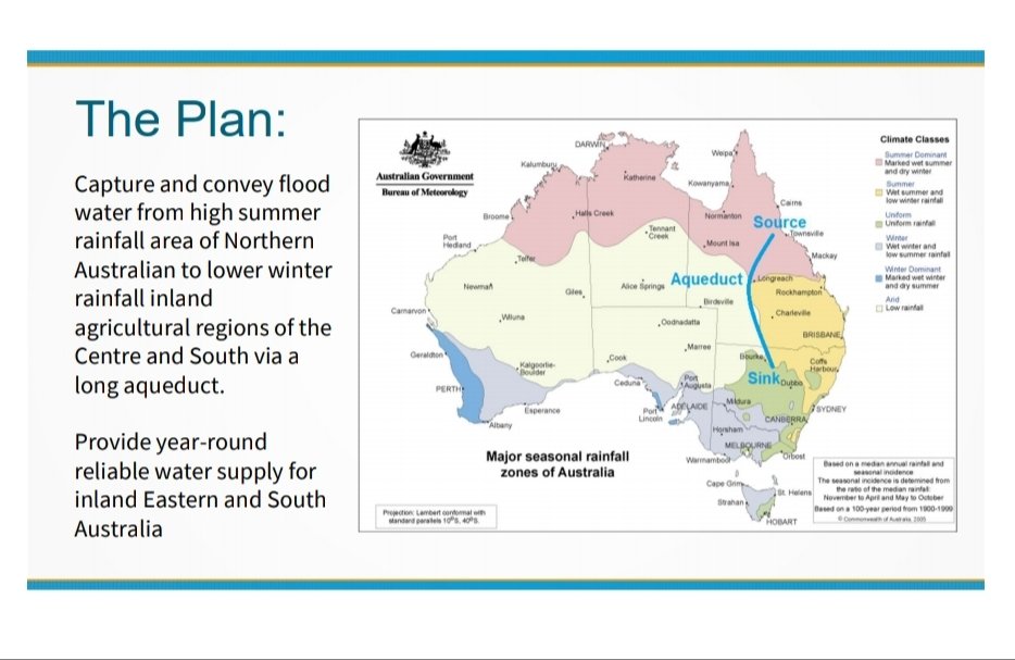 The Bradfield Party Irrigation Scheme is excruciatingly simpleWith just one dam and one channel we will deliver x Sydney harbours to the Murray Darling system and put the Darling into perpetual flow  #buildthebradfield