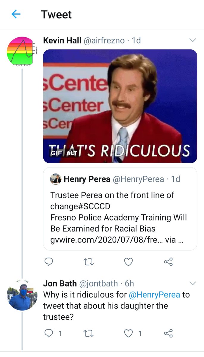 Fresno Politics, A  @jonbath TutorialYou can spot  #Fresno’s most craven politicians by the degree to which they interact with AssemiWired, known more commonly as  @GVwire. Led by the Fredo of the clan, who has been given Fresno to play with, it’s a political influence machine /1