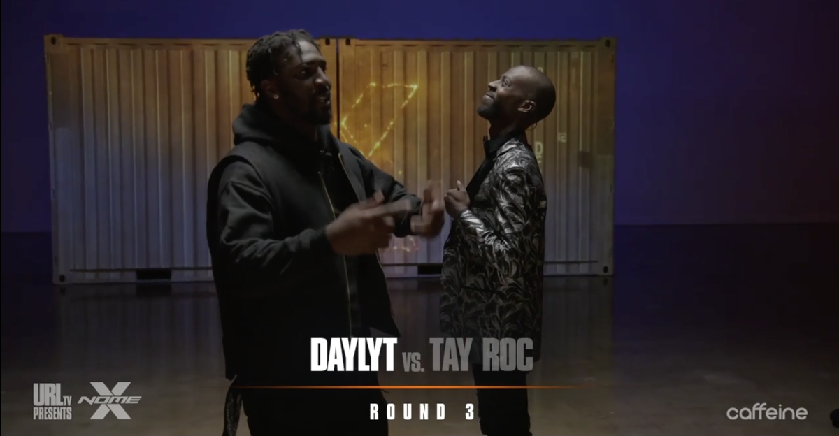 Battle_Rap_News's tweet photo. "He so soft I could probably take Roc paper with scissors!"

Daylyt going off AGAIN #NOMEX https://t.co/cRGZYK2mH2