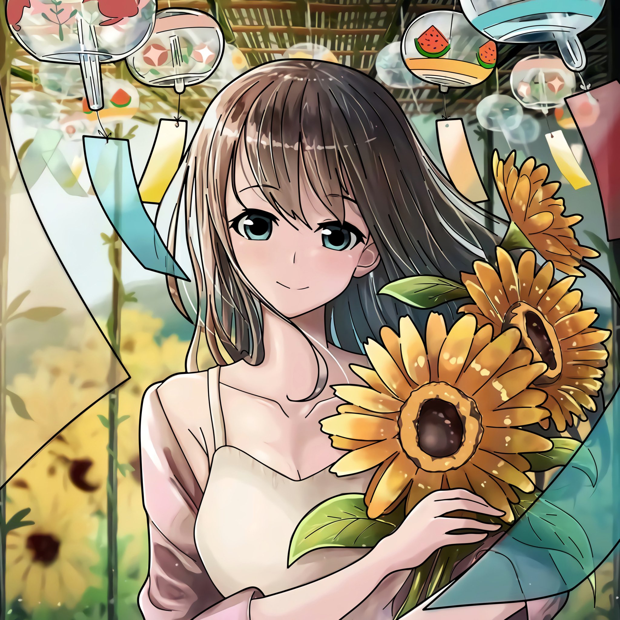 Twitter 上的 小夜 風鈴の音と共に おはようございます 塗り絵 イラスト 女の子 Animepaint T Co Lqr7bgpseq Twitter