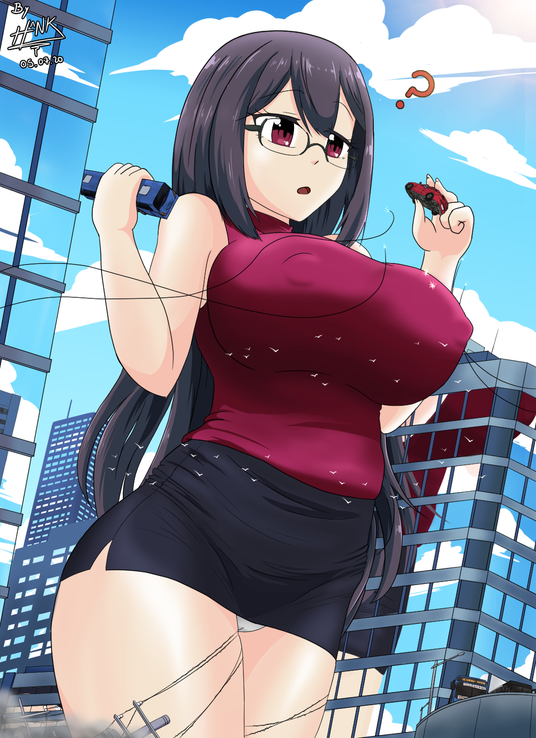 “Paisu-chan taking a stroll through the city
For @yashiro_sousaku &...