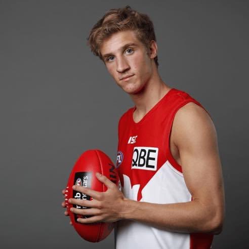 Dylan Stephens we wish you all the luck in the world today for your AFL debut. Have a fantastic game! We will be all watching and cheering with pride! 

GO SWANNIES ❤️🤍

#proudtigerfamily🖤💛<a href="/sydneyswans/">Sydney Swans</a> @RobAStephens